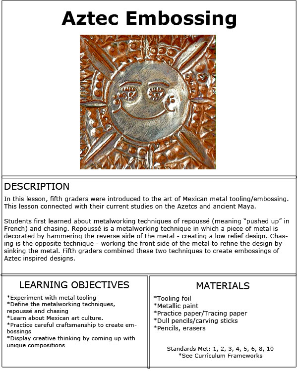 Fifth Grade - aztec