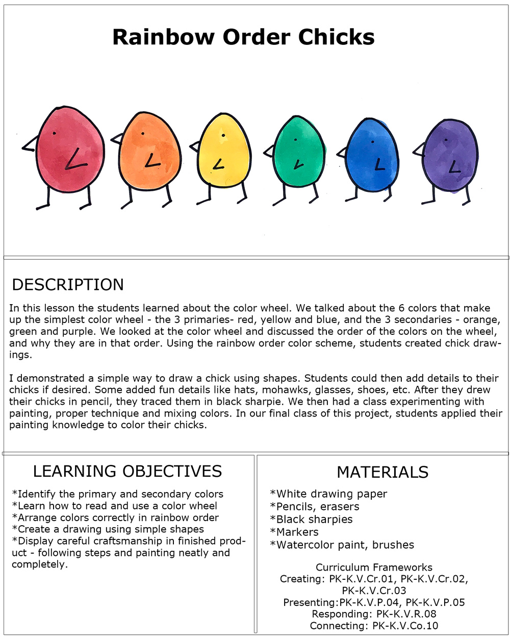 Kindergarten- chicks