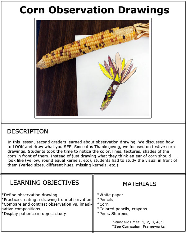 Second Grade - corn