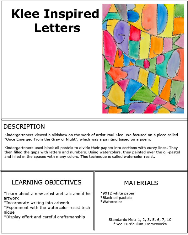Kindergarten- klee