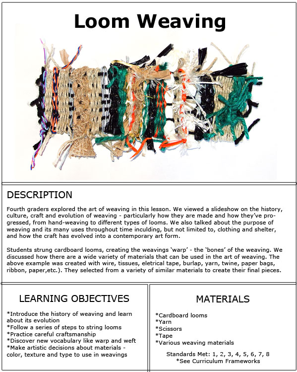 Fourth Grade - loom
