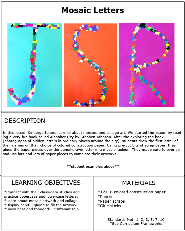Kindergarten- mletter