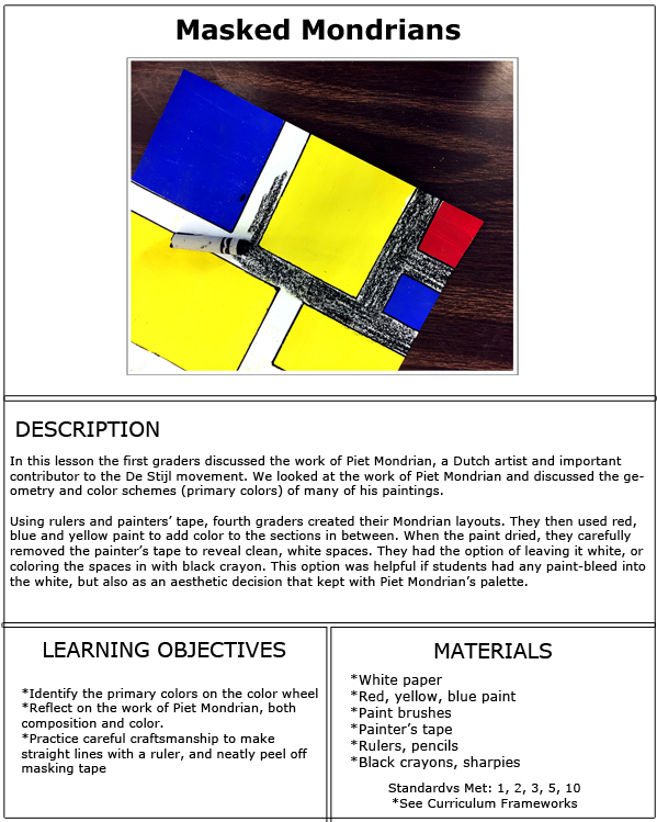 First Grade - mondrian