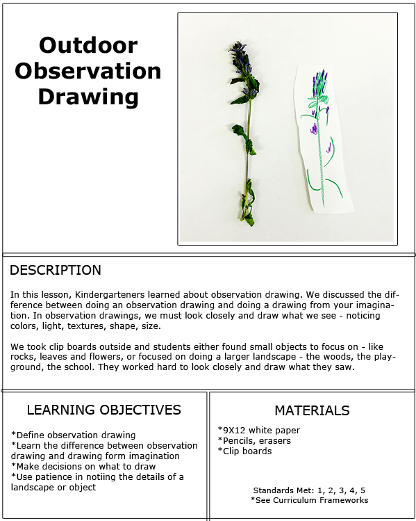 Kindergarten- observe