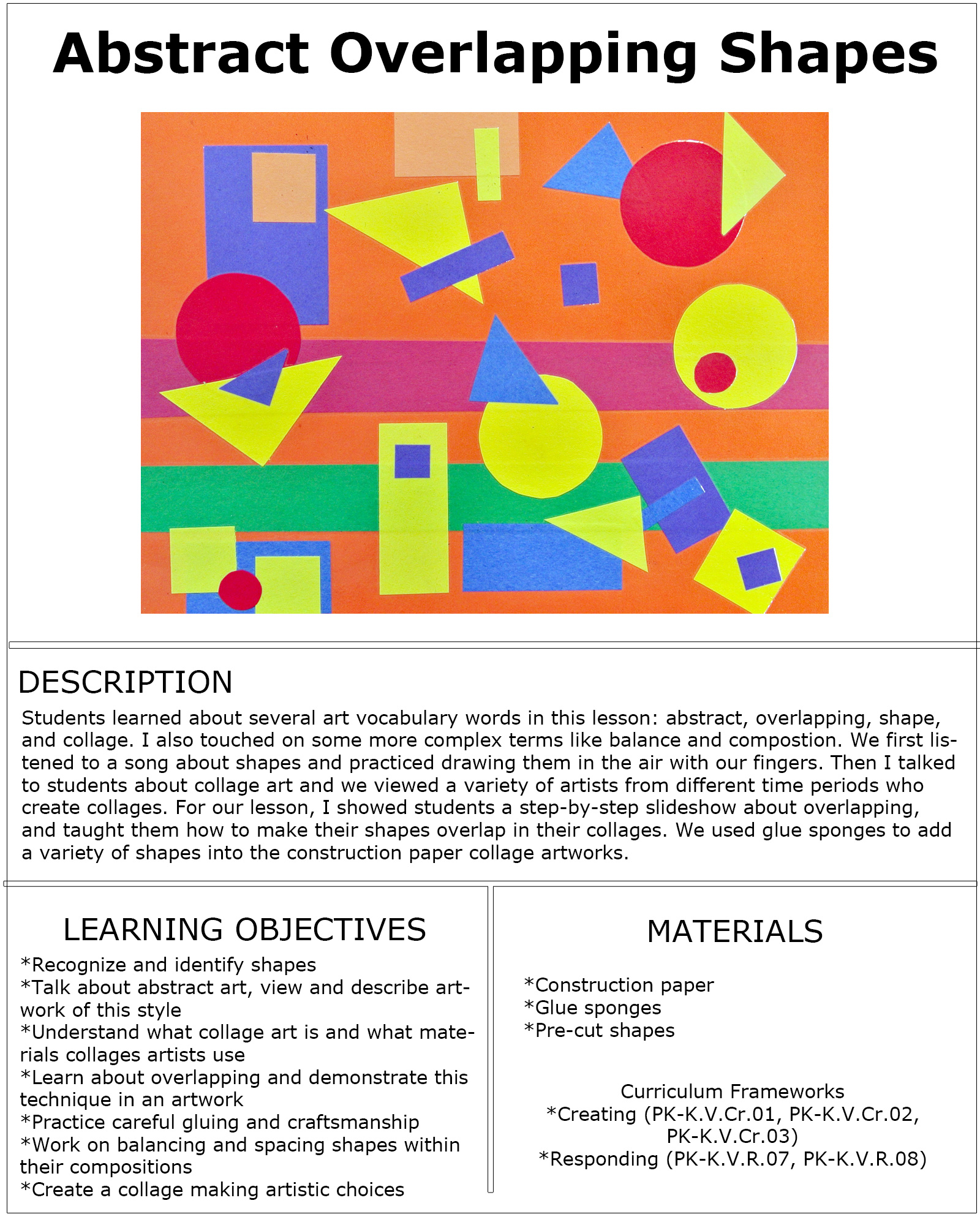 Kindergarten- overshape