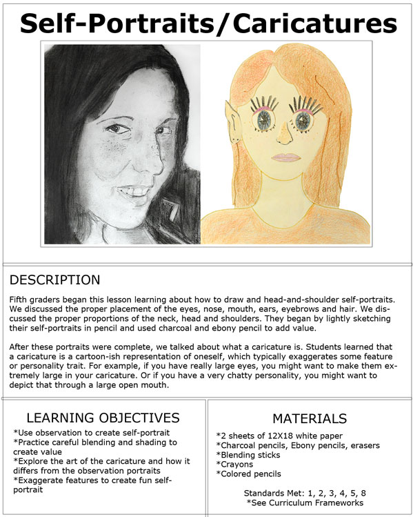 Fifth Grade - selfport