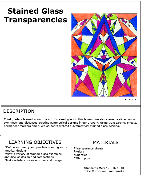 Third Grade - stainedglass