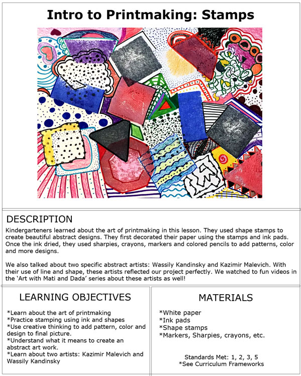 Kindergarten- stamp