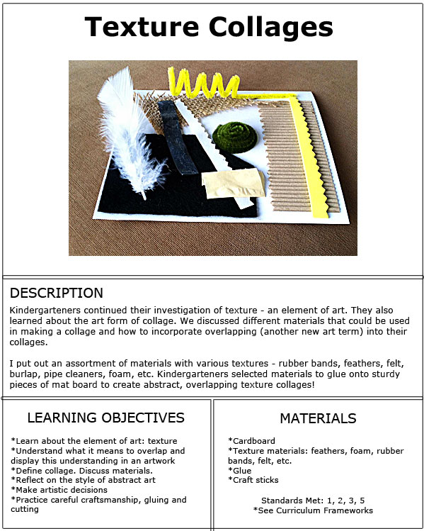 Kindergarten- texturec
